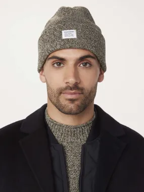 The Donegal Wool Beanie in Olive