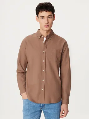 The Jasper Oxford Shirt in Walnut