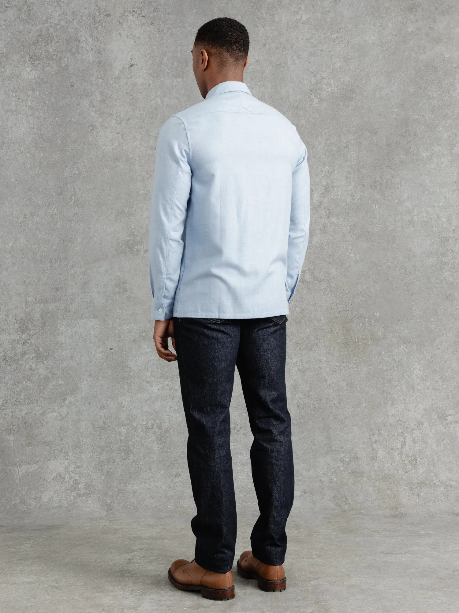 The Victor Melton Shirt - Oxford Blue