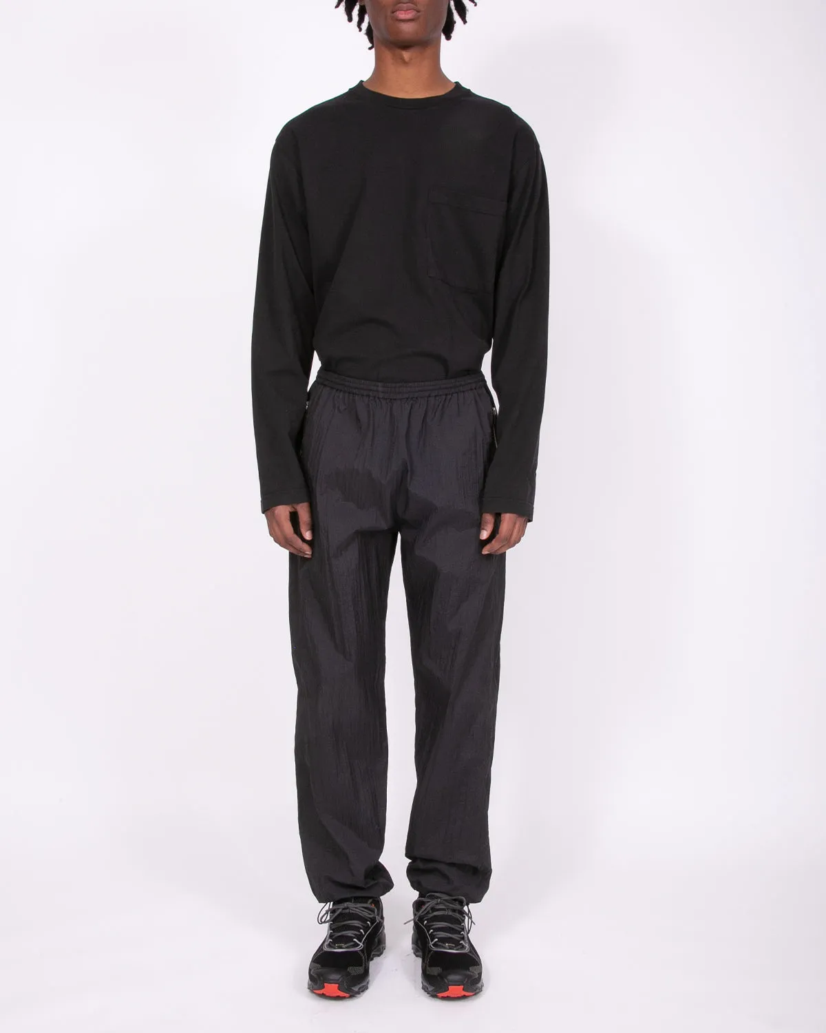 Warm Up Trouser - Black Nylon