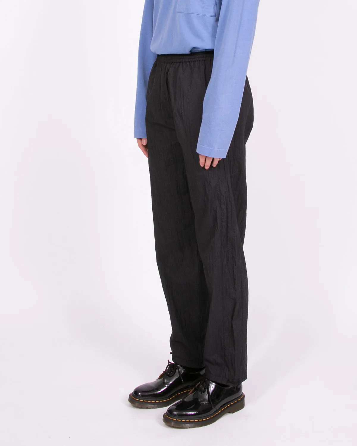 Warm Up Trouser - Black Nylon