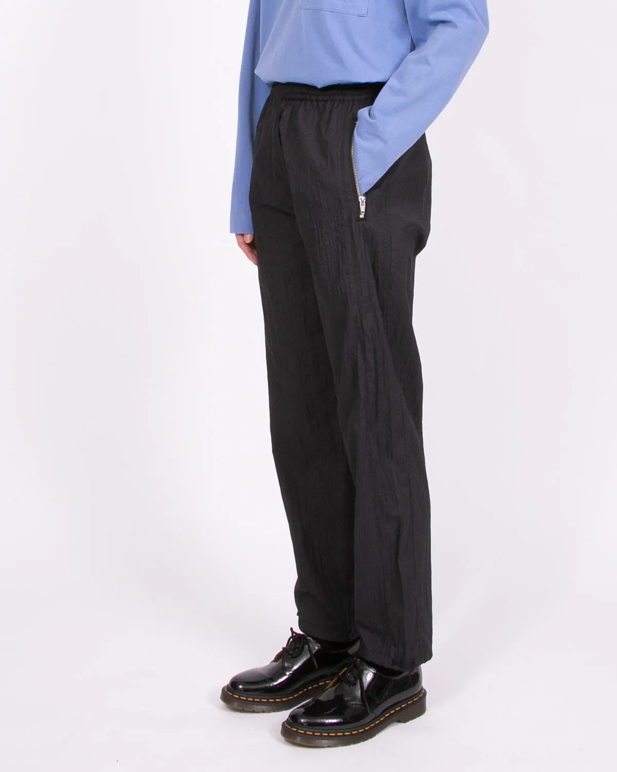 Warm Up Trouser - Black Nylon