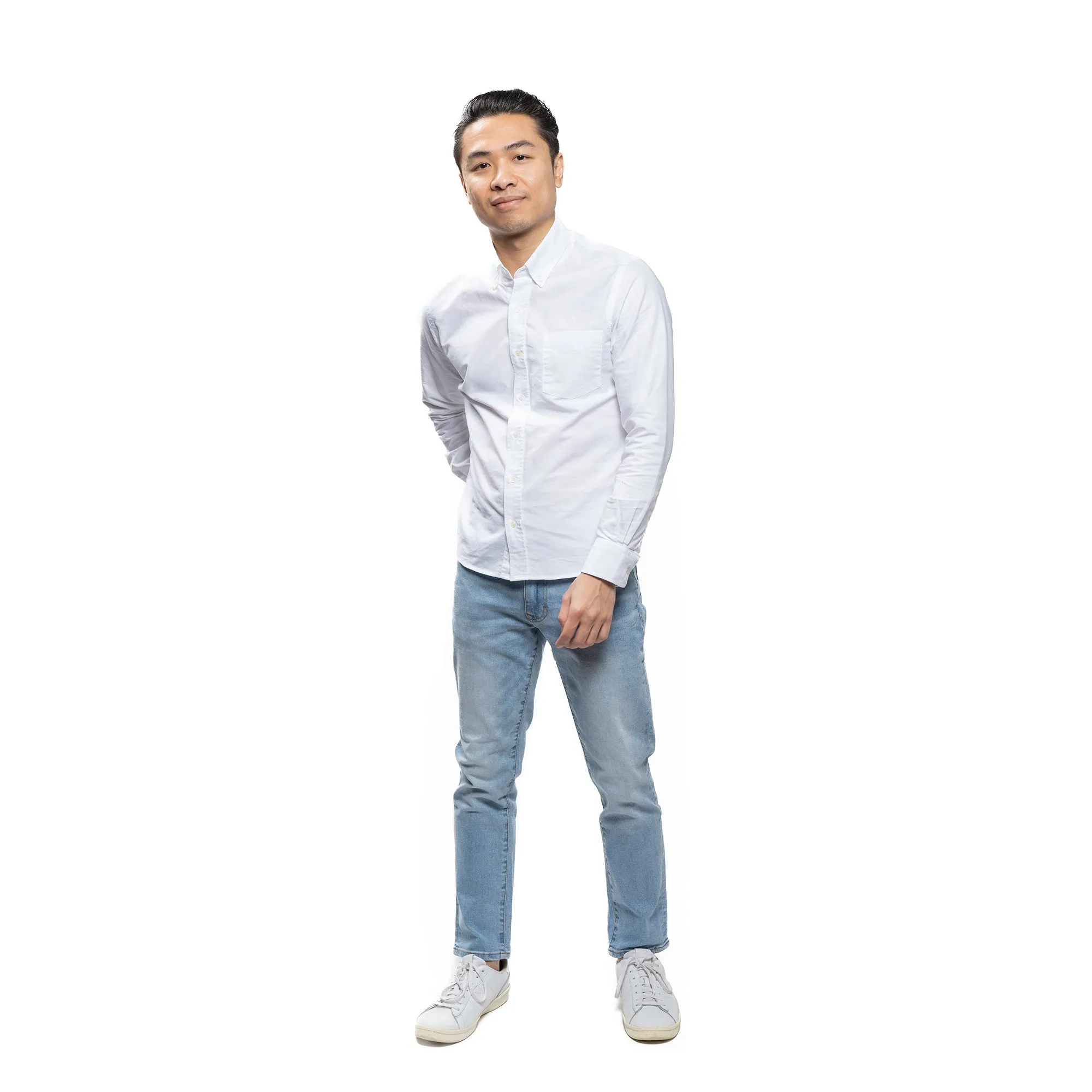 Weekend Oxford Slim Fit - White