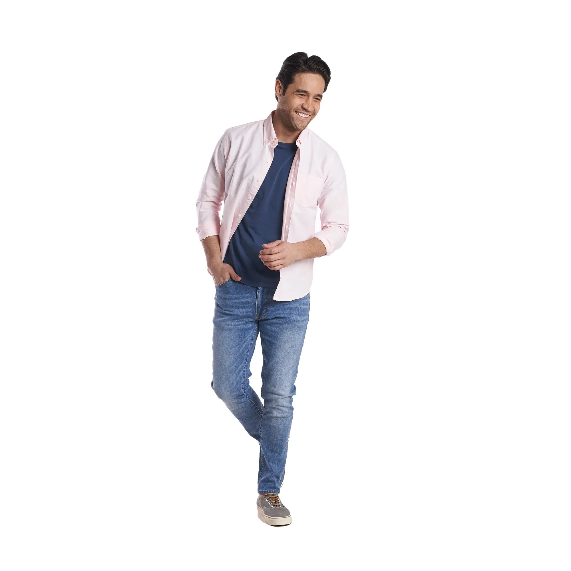 Weekend Oxford Standard Fit - Pink