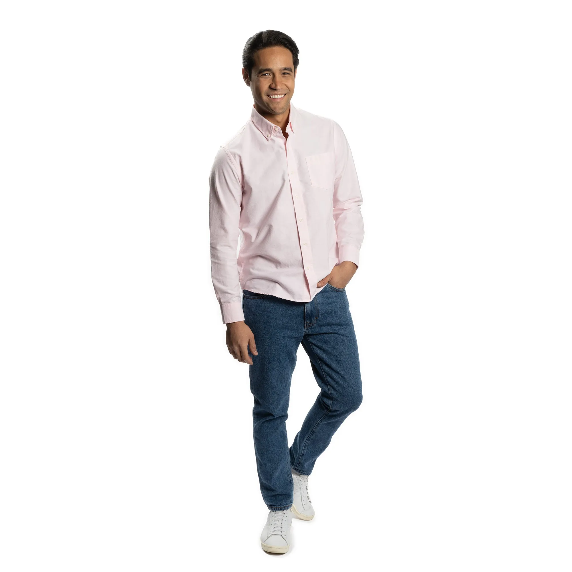 Weekend Oxford Standard Fit - Pink