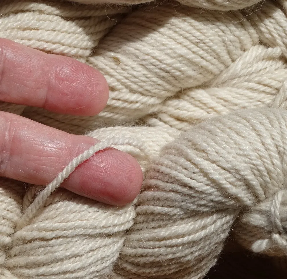 White Alpaca / Merino / Bamboo DK Weight YARN