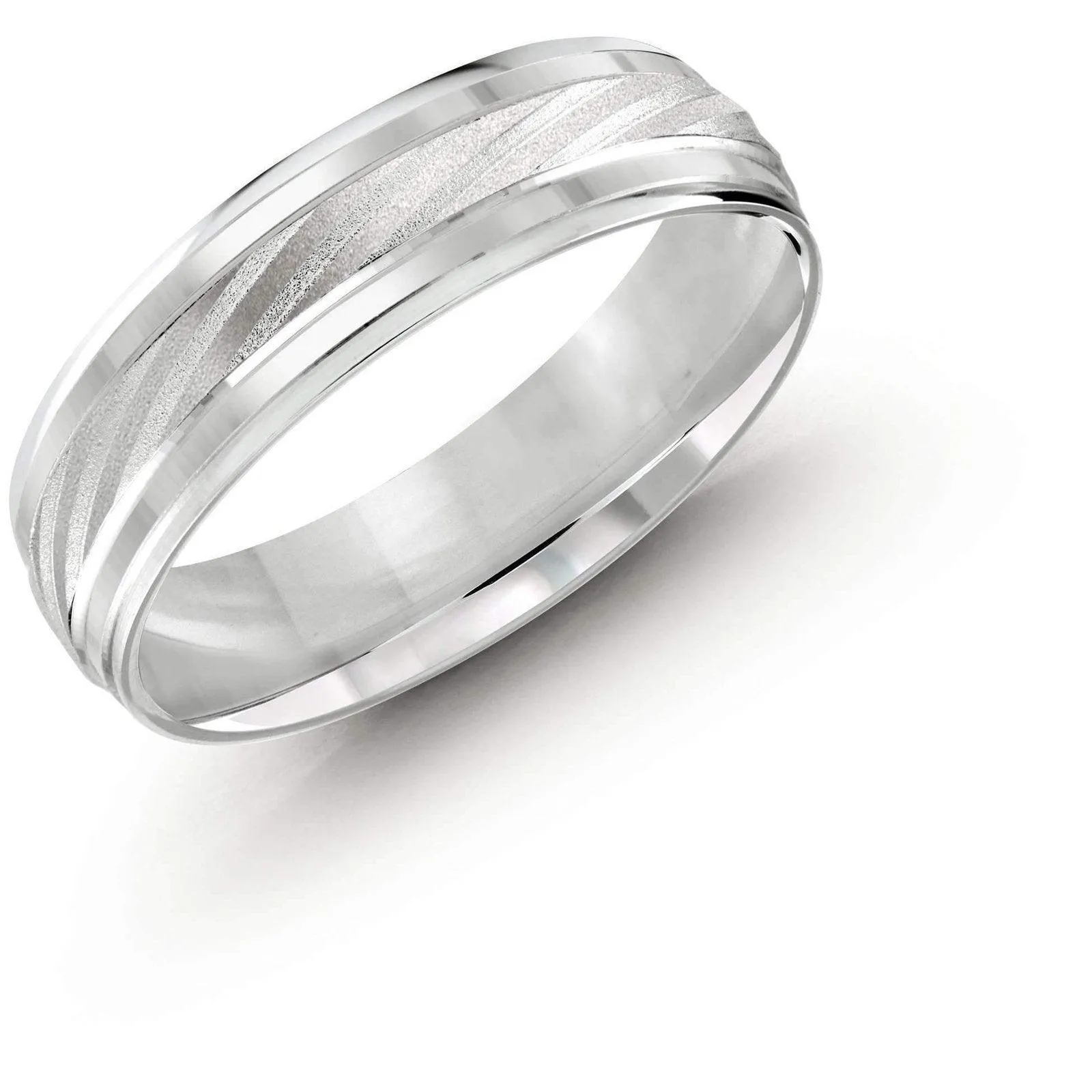 White Gold Wedding Band