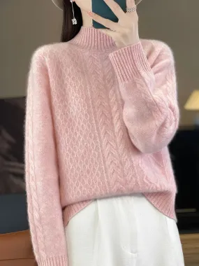 Women's Thick Sweater for Autumn and Winter